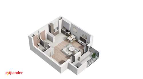 3 pokoje Jeżyce taras ogródek Smart Home