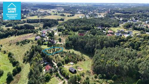 Działka budowlana 1214 m , Koleczkowo, Las i rzeka