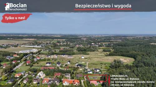Duża działka pod lasem z rozpoczętą budową