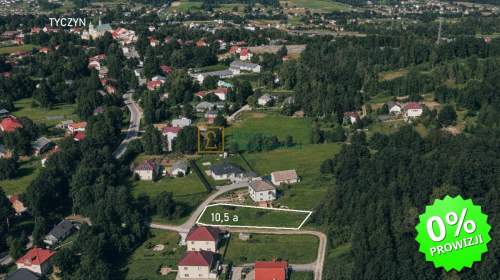 10,5 a , 800m od rynku w Tyczynie, wszystkie media