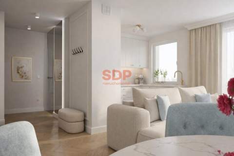 Przestronne 2 pokoje 50 m2 Południk 17 Projekt architekta