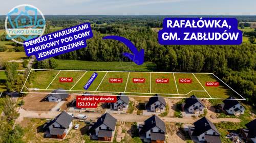 Działki z warunkami zabudowy - Rafałówka 