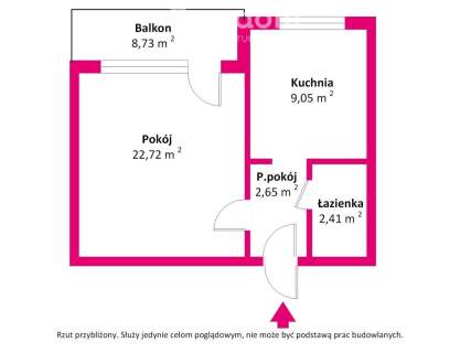 Kawalerka z dużym balkonem przy Kępie Potockiej