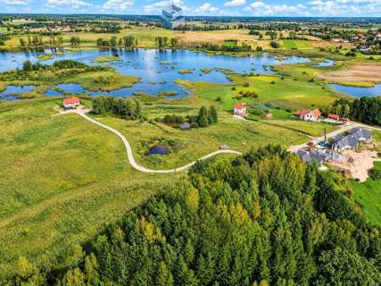 Panoramiczny widok na rozlewisko