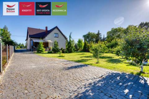 Dom wolnostojący 145 m z garażem Rożno-Parcele