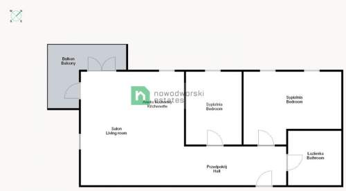 3-poojowy apartament pl. Jana Pawła II