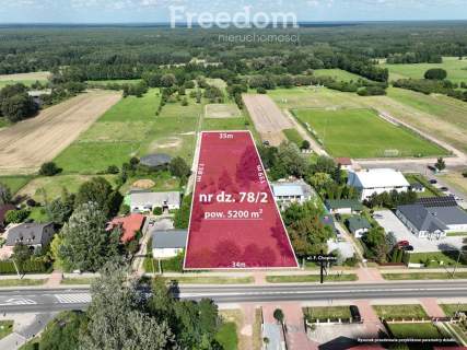 Działka 5200 m z MPZP   Kampinos A