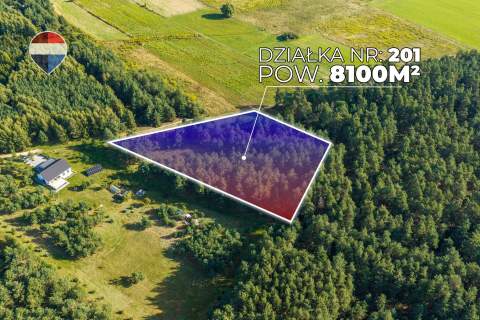 Działka leśna pow. 29.600 m , Bukowina Sycowska