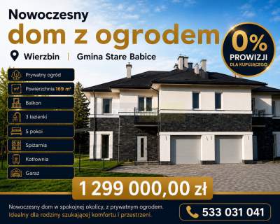 Nowoczesny lokal z ogrodem i garażem 169 m