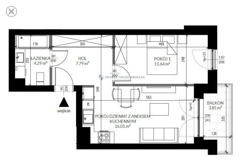 Apart. Radzikowskiego 98 poł-wsch ekspoz. 39,88m2