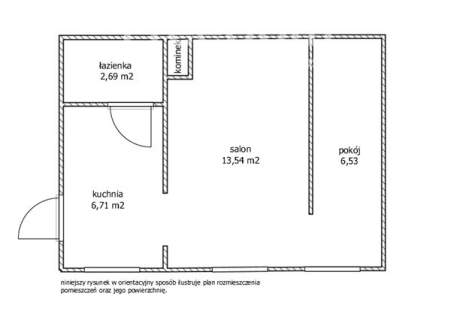 Bezczynszowe mieszkanie - 31m2, Karbowo k.Brodnicy