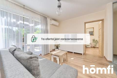Siechnice 45m2 2 pokoje z ogródkiem i klimą