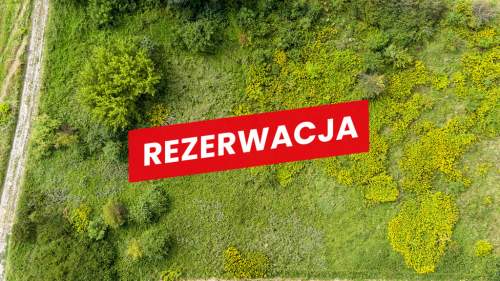 Działka budowlana 14 arów z bezterminową WZ
