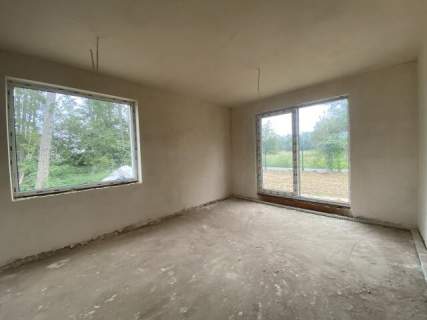 Dom nad Jeziorem Kiełpińskim, działka 1000 m2, garaż w bryle
