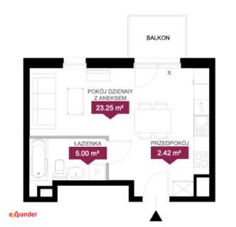 Funkcjonalny apartament z możliwoscią podziału.. 1 km od centrum