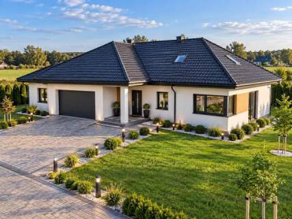 Kamyk 4 pokoje działka 1000 m2 stan surowy