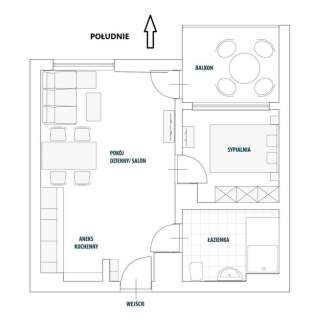 Dwupokojowy apartament w Kołobrzegu 200 m od morza