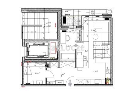 Dwupoziomowy apartament Poligonowa