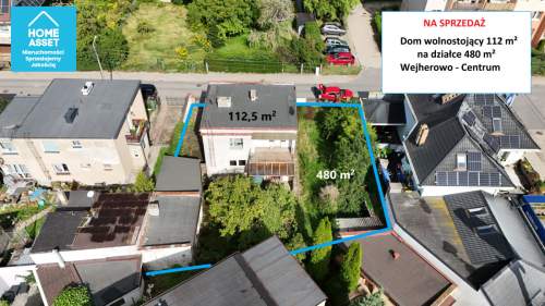 Dom wolnostojący w Wejherowie z potencjałem 112 m 