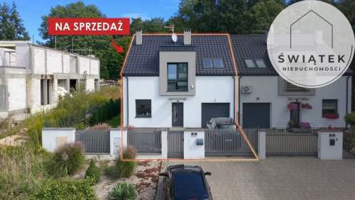 DOM W MIEŚCIE, LAS ZA ŚCIANĄ BLIŹNIAK 125 m