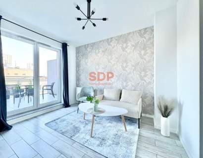2 pokoje 20 m2 tarasu ostatnie piętro widok na Wrocław