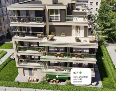 NOWE Mieszkanie 25,29 m2 ul. Klonowa