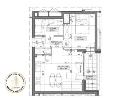 Ponikwoda Daliowa 38,35 m2 gotowe