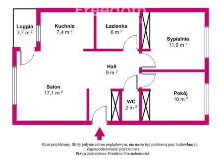 Atrakcyjne, 3 pokoje, os. Nowy Bukowiec, 63,5 m2