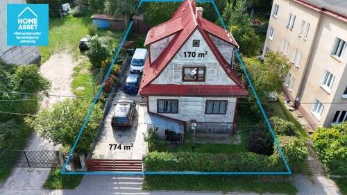 Dom z 1934, działka 774 m , Potencjał inwestycyjny