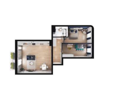 3 pok. Apartament z widokiem na Zalew Siedlecki