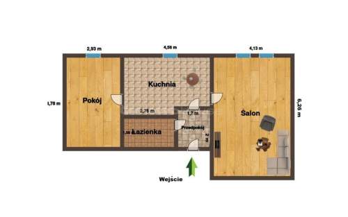 Mieszkanie 61m2 do remontu, ,dobra lokalizacji