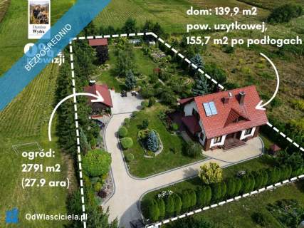 Gotowy do zamieszkania dom, piękny ogród i święty spokój 0% prow