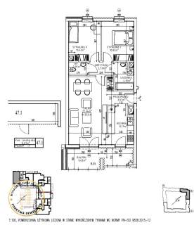 3 pokoje 64,10 m2 inwestycja zrealizowana
