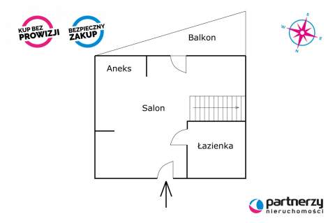 Dwupoziomowe mieszkanie - sp. - własnościowe z KW