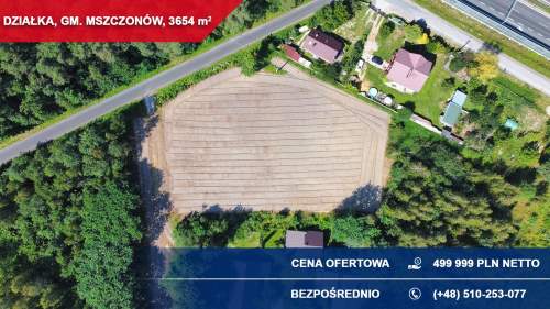 Teren usługowy przy S8   idealny pod magazyn lub warsztat