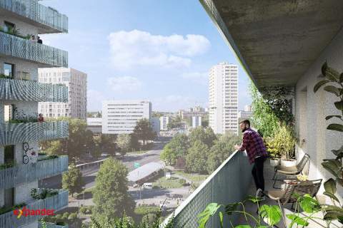 Centrum Katowic balkon 15m2 PROMO -40tys