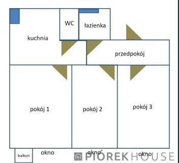 3-pokojowe mieszkanie na Ochocie