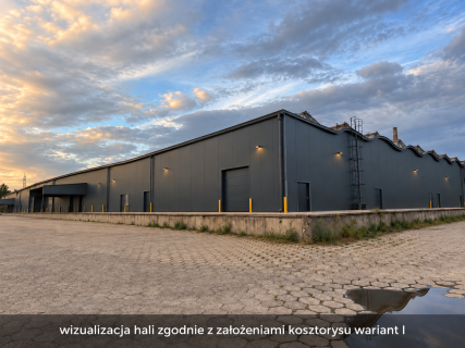 HALA PRZEMYSŁOWA Z GRUNTEM TARNÓW, ul.Kryształowa