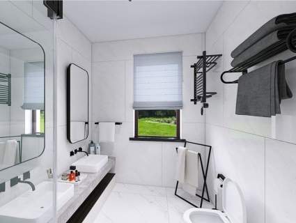 Nowy dom 180 m2 w zabudowie bliźniaczej / Warszawa Białołęka