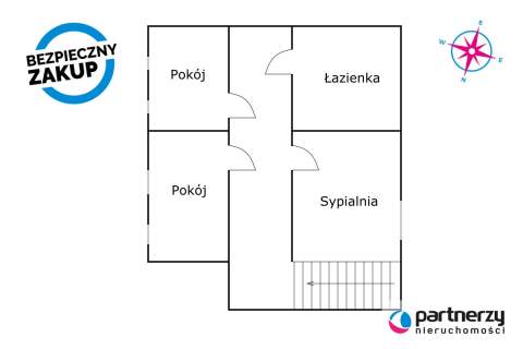 Dwupoziomowe mieszkanie - sp. - własnościowe z KW