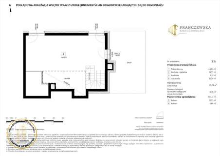 3/4 pokojowe mieszkanie z tarasem Węglinek