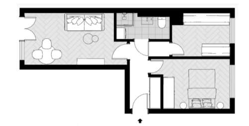 BEZ PROWIZJI 2 pok 41,5 m2 ul.Niedźwiedzia Rynek