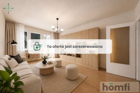 słoneczne dwa pokoje z dużym potencjałem
