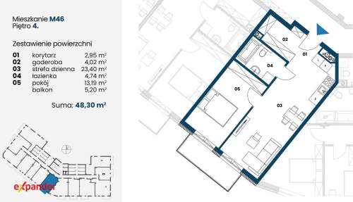 Komfortowe mieszkanie nad Zalewem ul. Kwiatkowskiego, Nowa Dęba