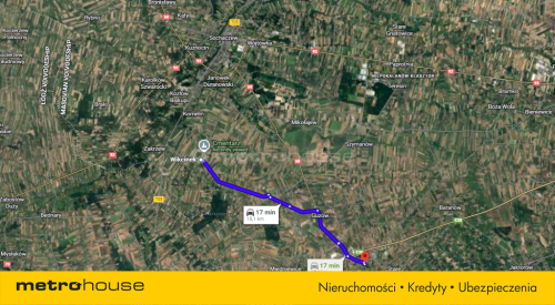 15 min od Sochaczewa - działka pod zabudowę