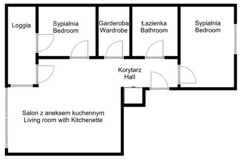 Przestronny apartament - Grzegórzki, Masarska