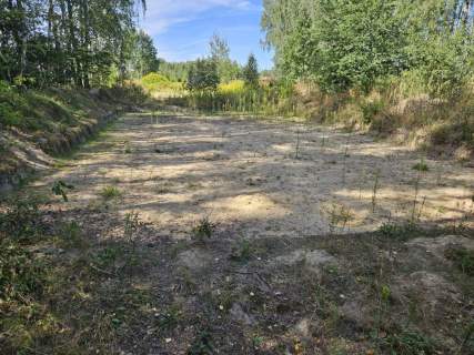 Działka budowlana z lasem , prąd, woda, gaz