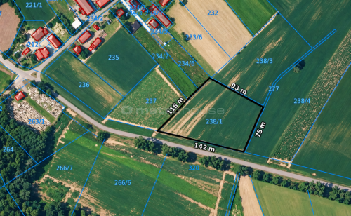 Działka 1,0198 ha z warunkami zabudowy Dobra