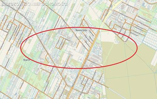 Słupno, 1,02 ha, MPZP usługowa