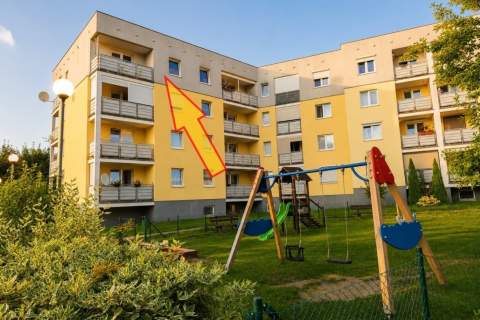 Luboń, zadbane 2-pokojowe z balkonem i piwnicą
